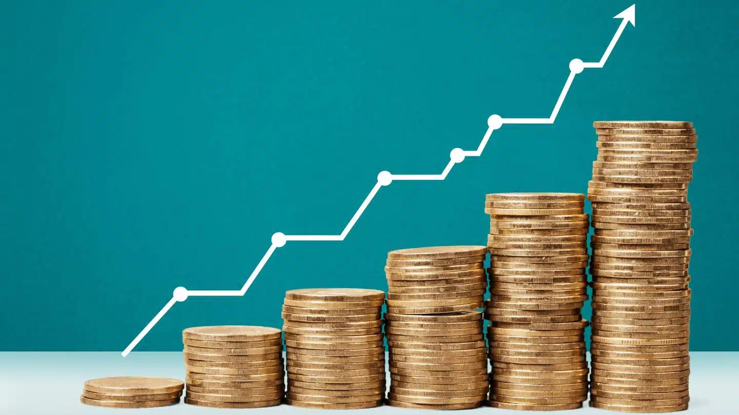 Graphique montrant l'évolution des prix