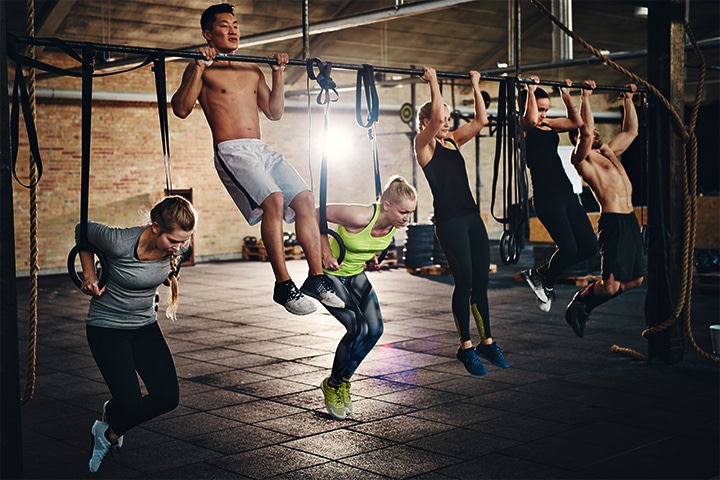 Séance de cross training