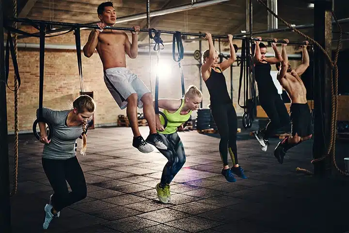 Séance de cross training