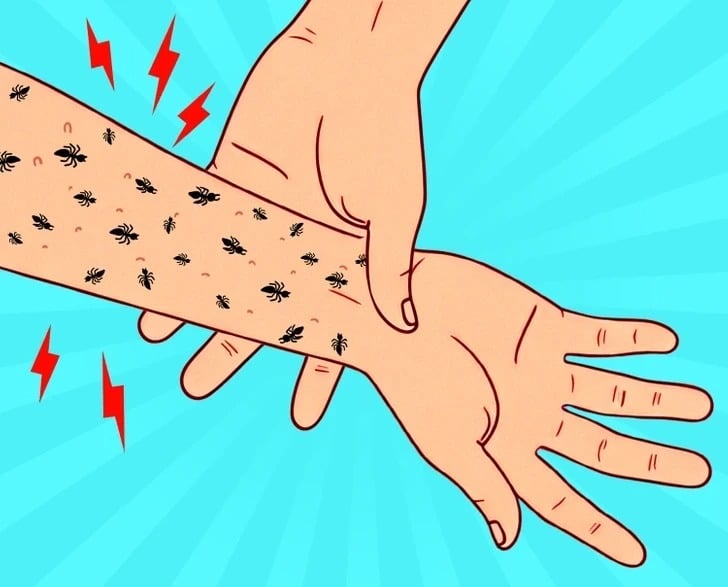 Spasmes musculaires dus à la caféine