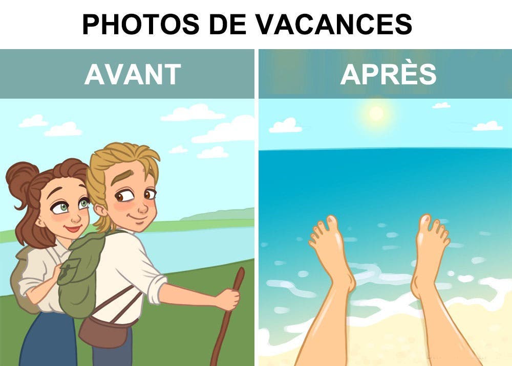 illustrations qui montrent à quel point internet a changé nos vies