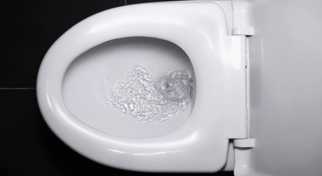 Toilettes avec chasse d'eau économique