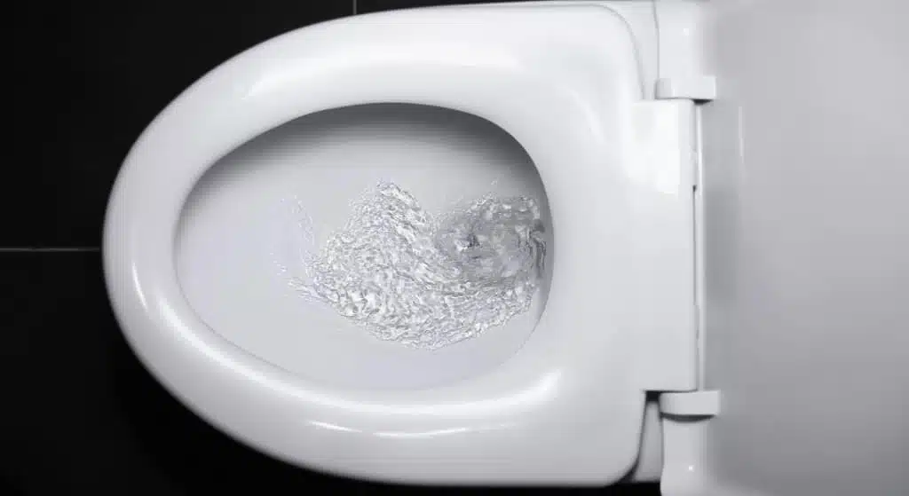 Toilettes avec chasse d'eau économique