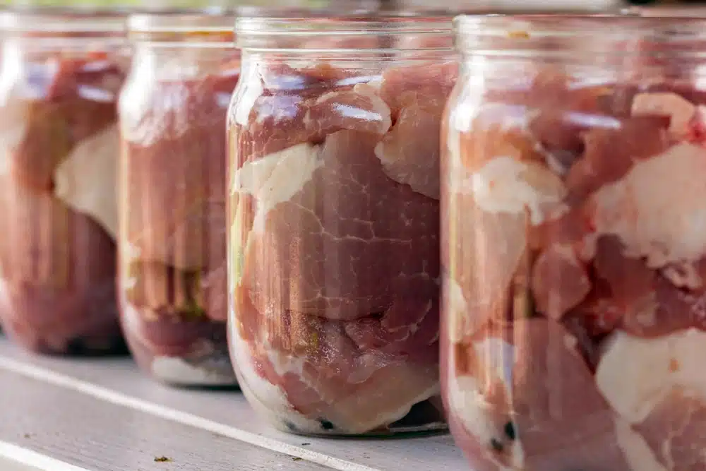 Viande en bocaux