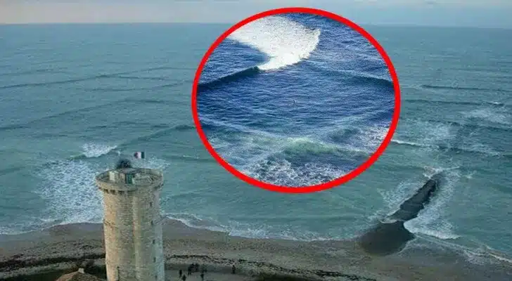 Repérer les vagues croisées depuis la plage