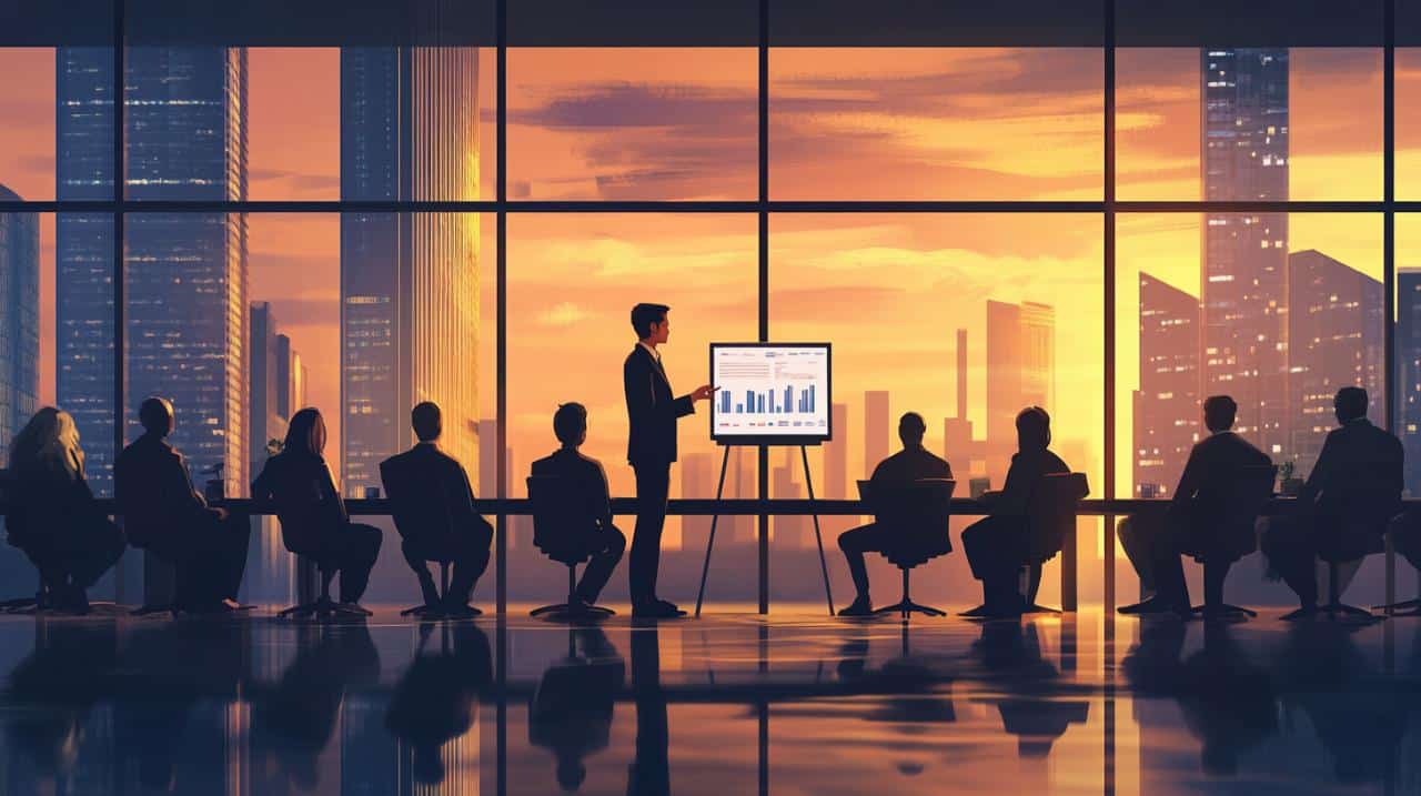 Réunion professionnelle réussie