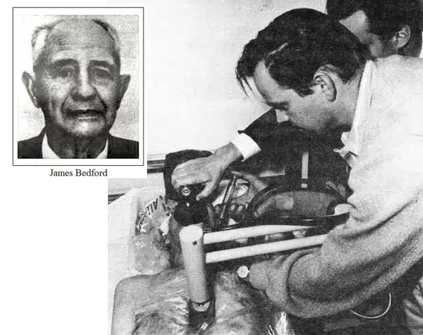 Schéma ou photo d'archive d'une capsule de cryoconservation