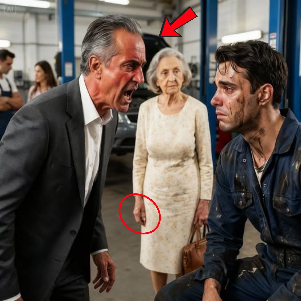 Portrait d'un jeune m&eacute;canicien s&eacute;rieux