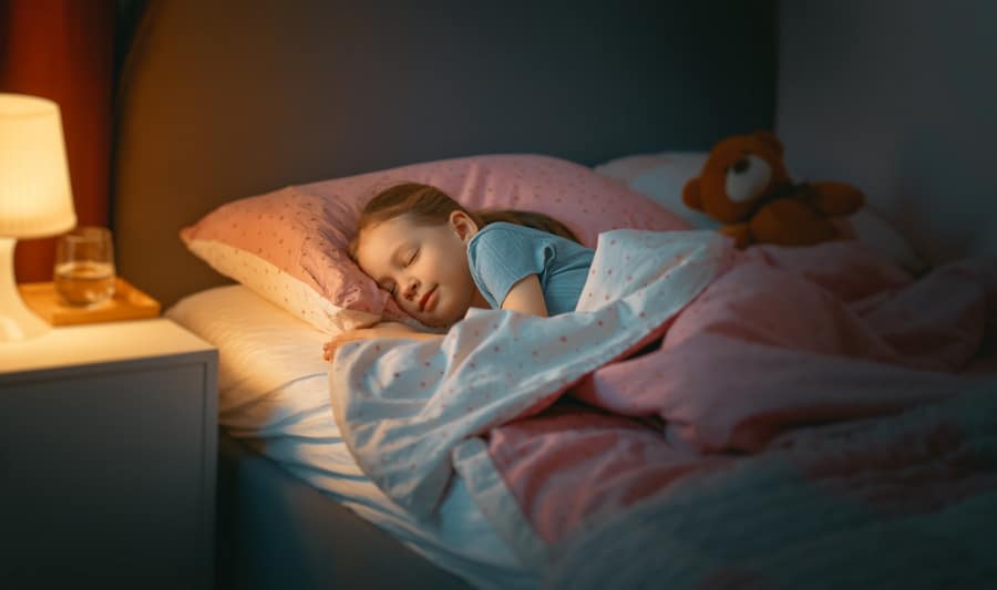 Enfant dormant paisiblement