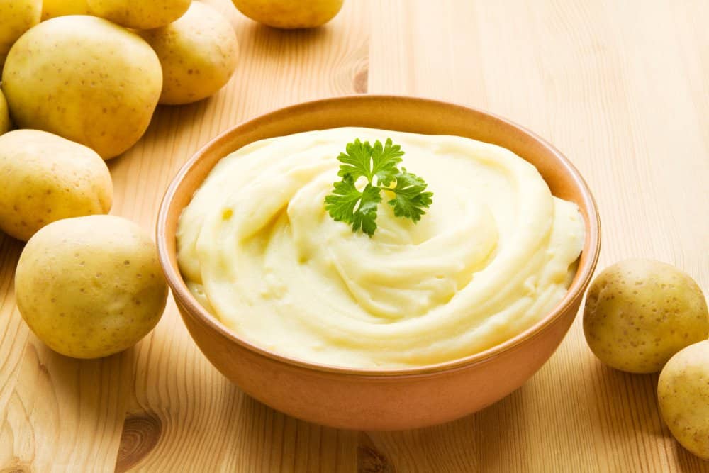 Préparation de purée maison