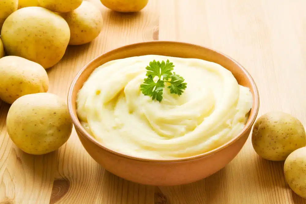 Préparation de purée maison