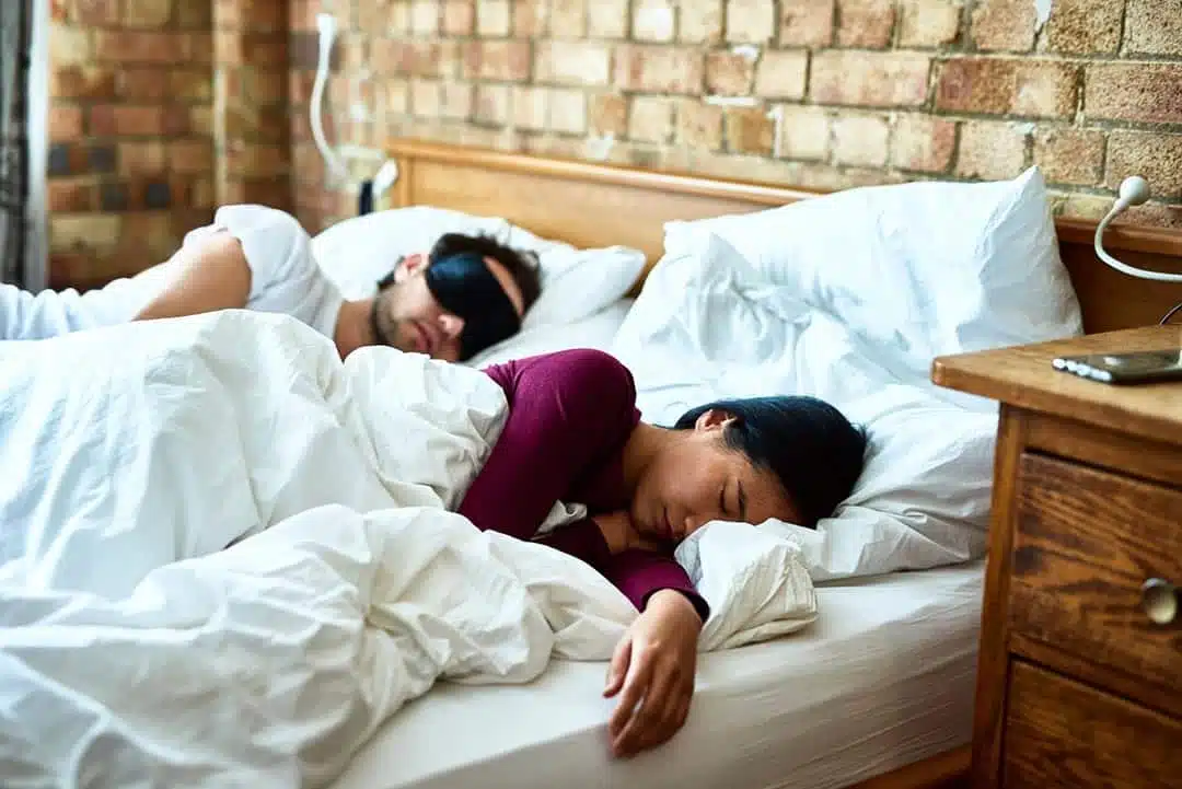 Personne ayant des difficultés à dormir