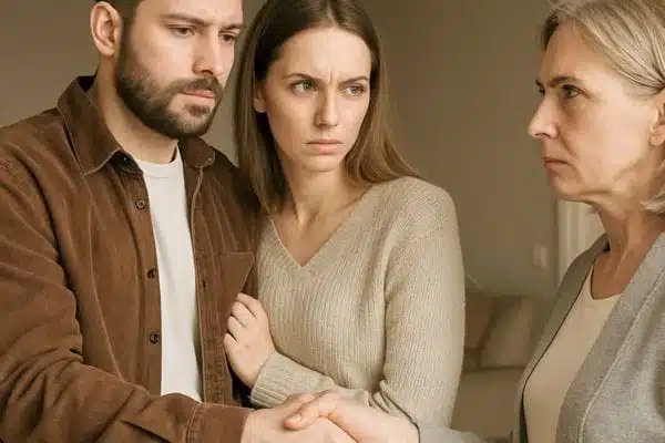 Photo d'un adulte regardant une vieille photo d'enfance