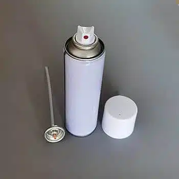 Bombe aérosol vide prête à être transformée