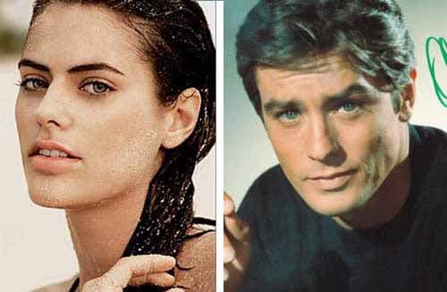 Alyson Le Borges-Delon et Alain Delon