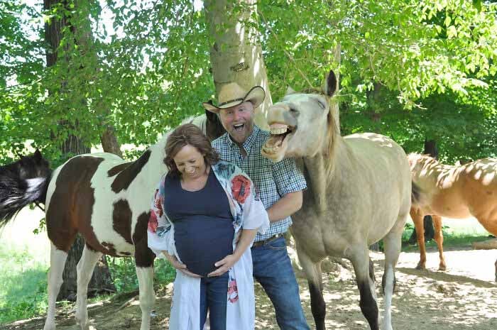 Amanda Eckstein et son partenaire avec les chevaux