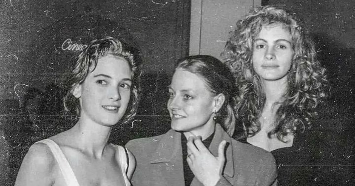 Collage des trois actrices : Winona Ryder, Jodie Foster et Julia Roberts