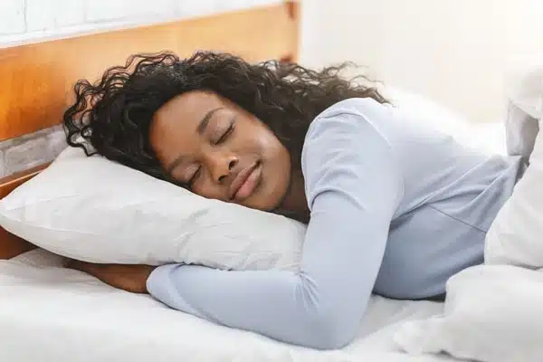 Personne dormant paisiblement