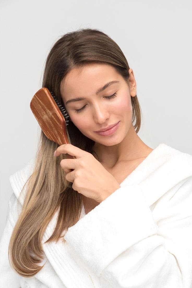 Cheveux brillants et soyeux