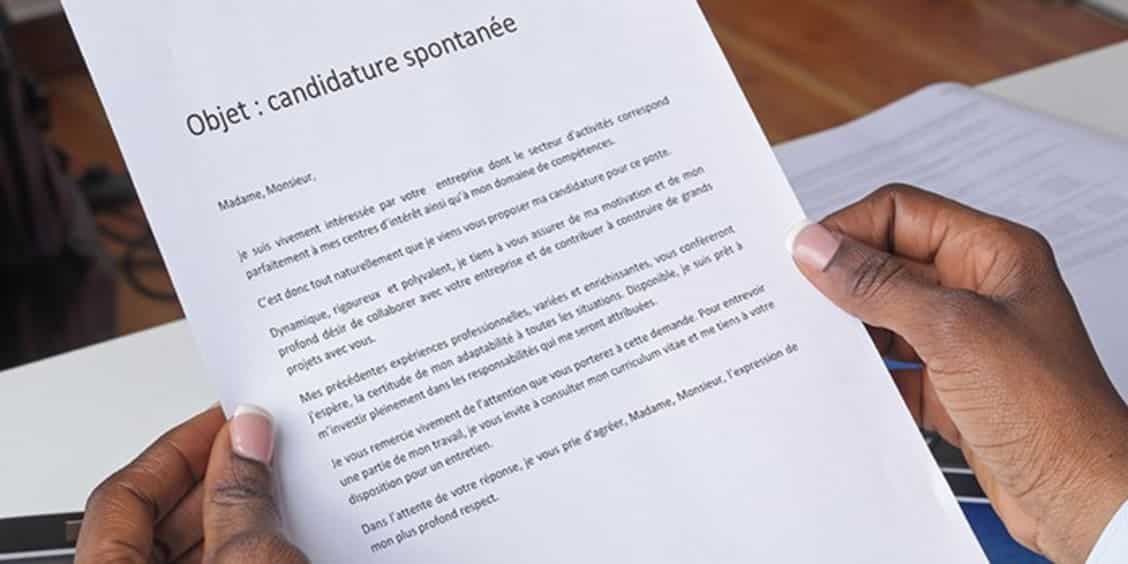 Exemple de lettre de motivation