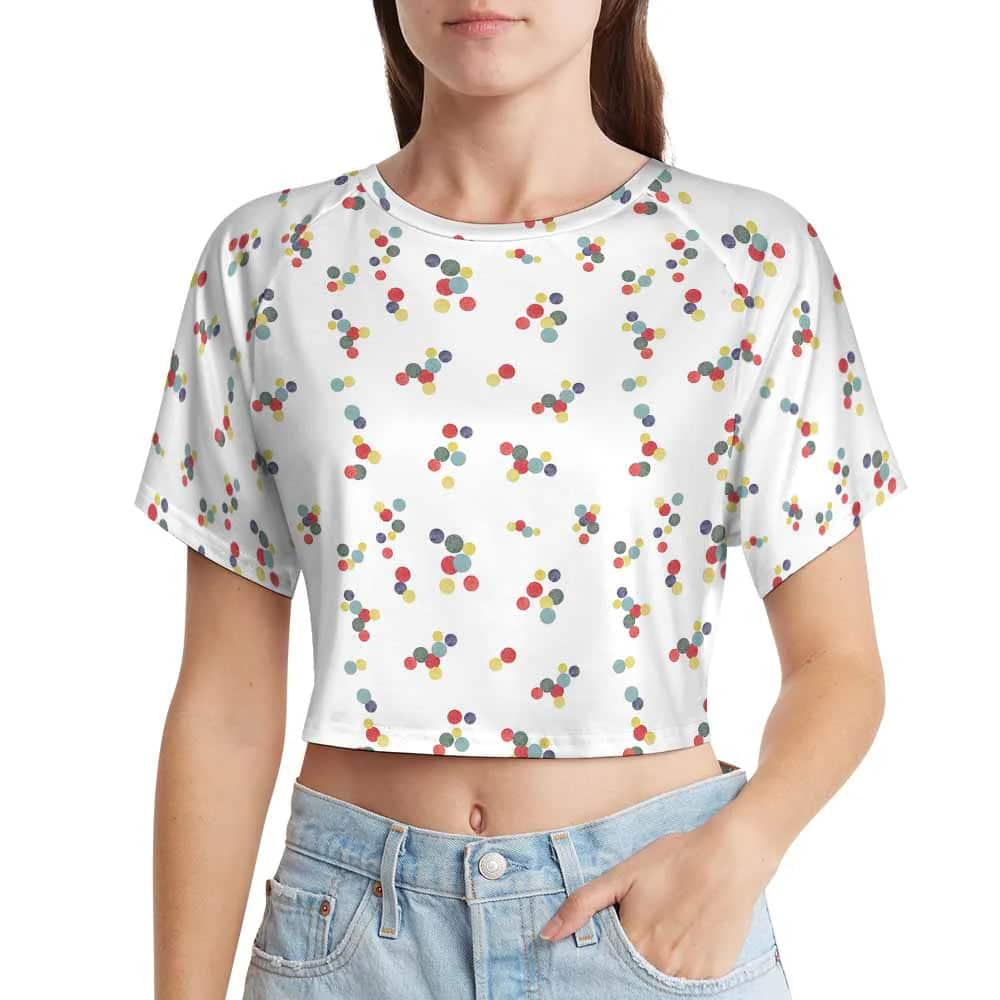 Damen FrauenEinzelbild DesignBasicT-ShirtCropTopNT29mitIhremDesignMotivFotoTextselbstgestaltenundbedrucken