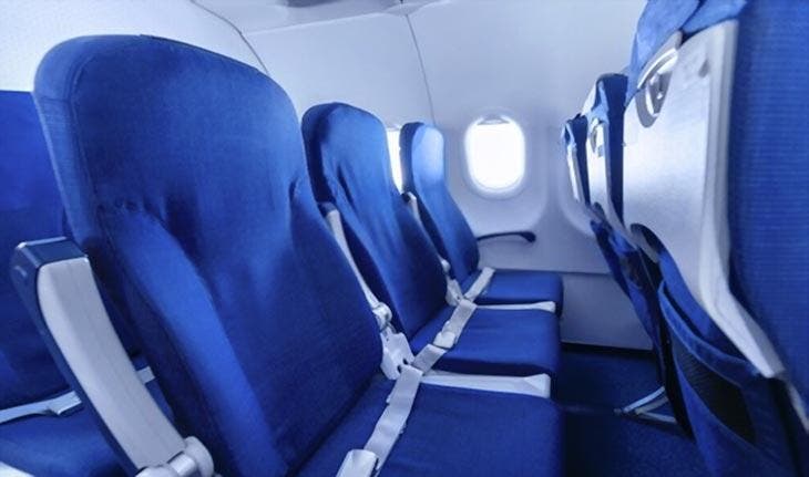 Des sièges d'avion