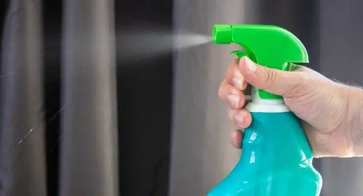 Vaporisation du répulsif maison