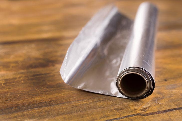 Du papier aluminium. source : spm