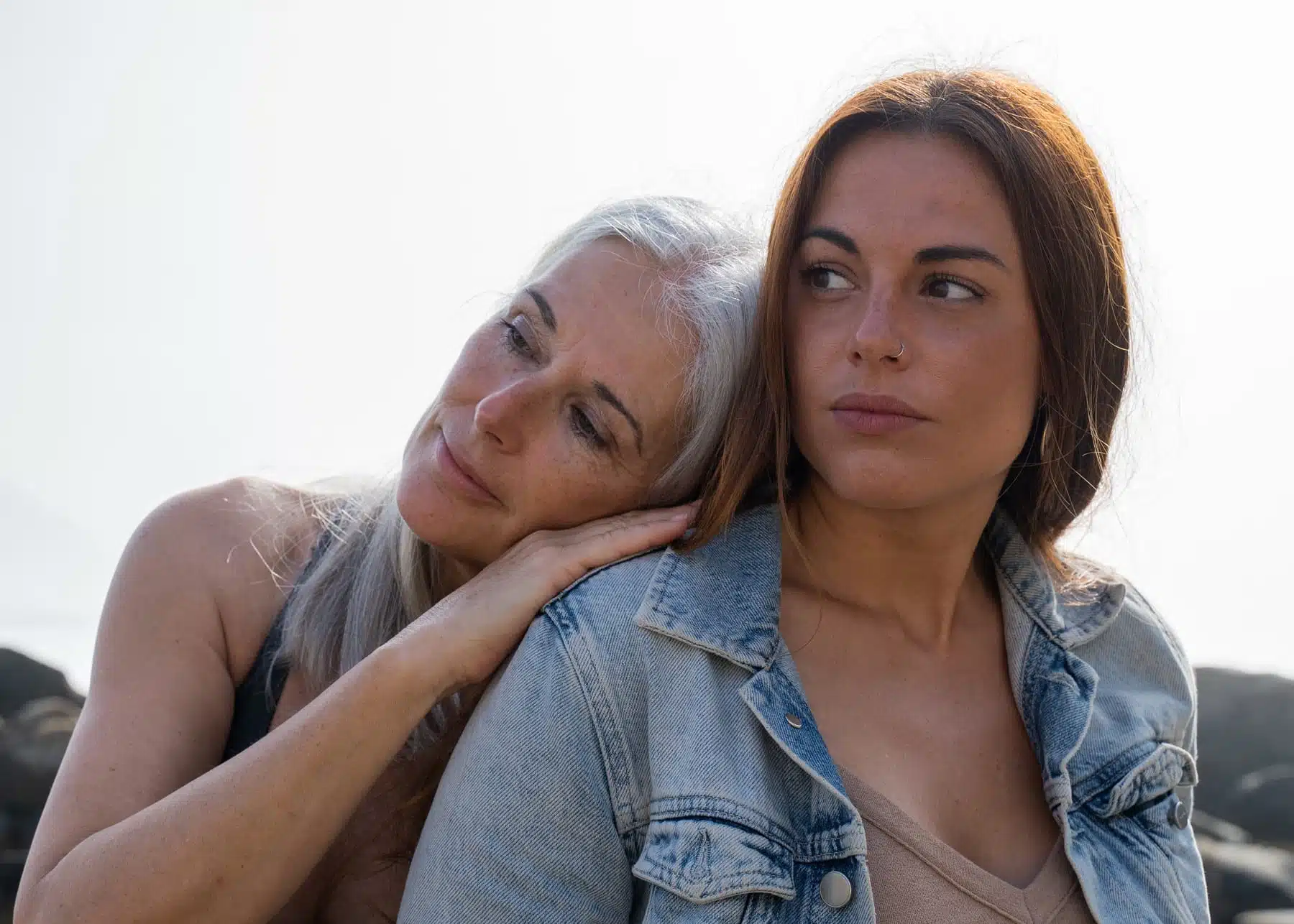 Femme dépendante de son entourage