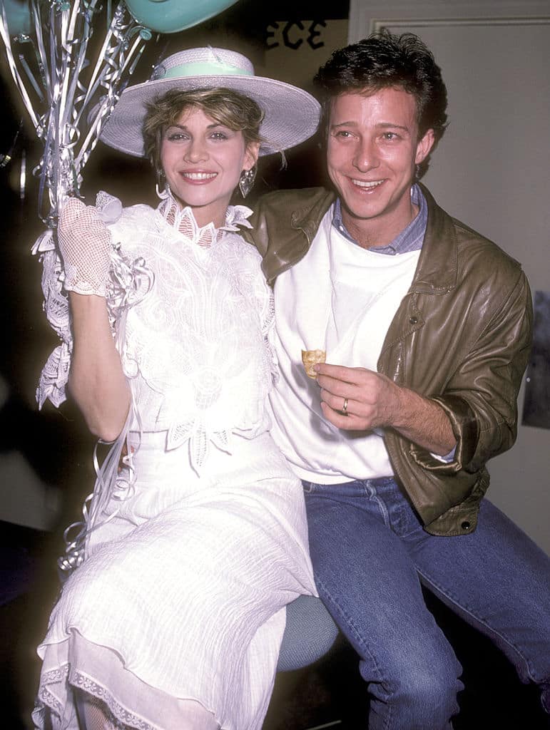 Markie Post et son mari Michael A. Ross, souriants et complices