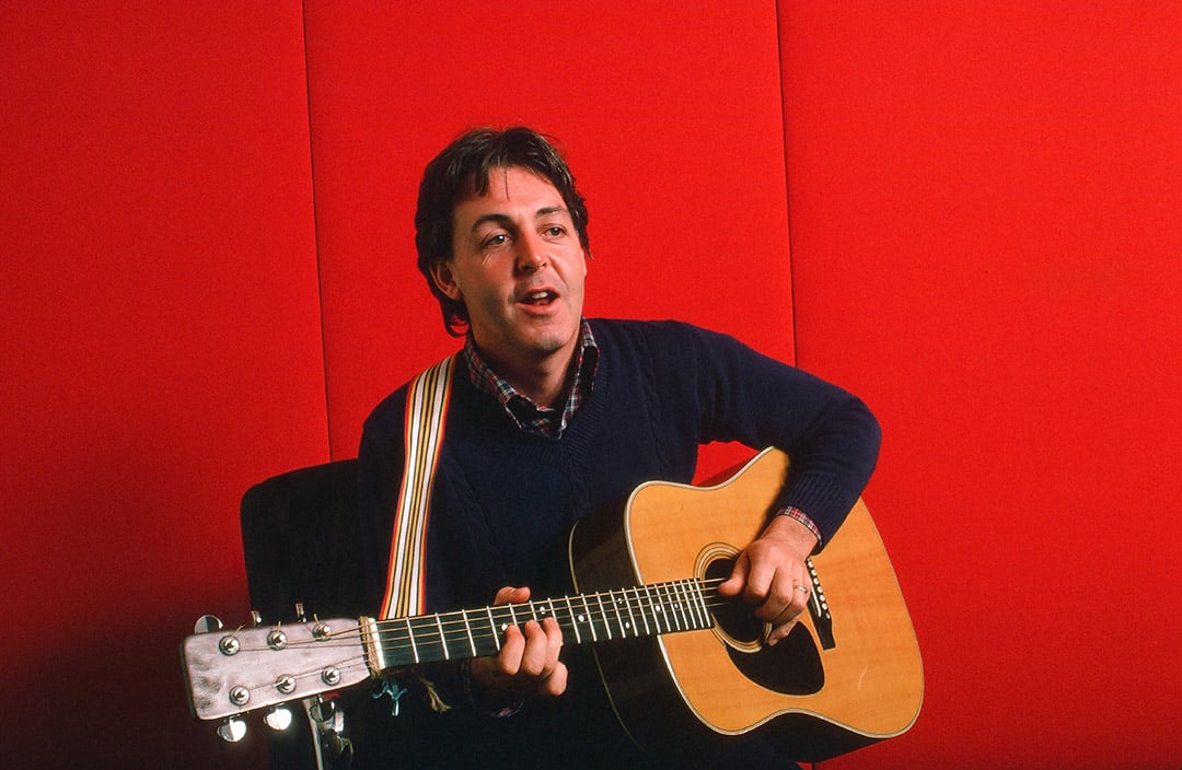 Paul McCartney jeune et aujourd'hui