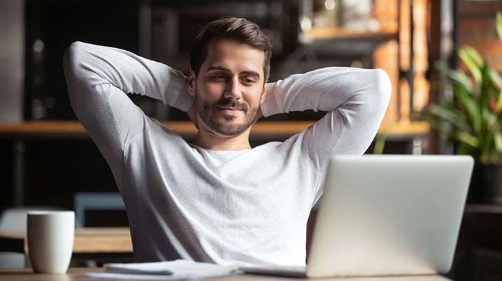 Homme serein – source : spm