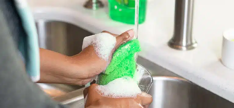Methode zum Geschirrspülen von Hand
