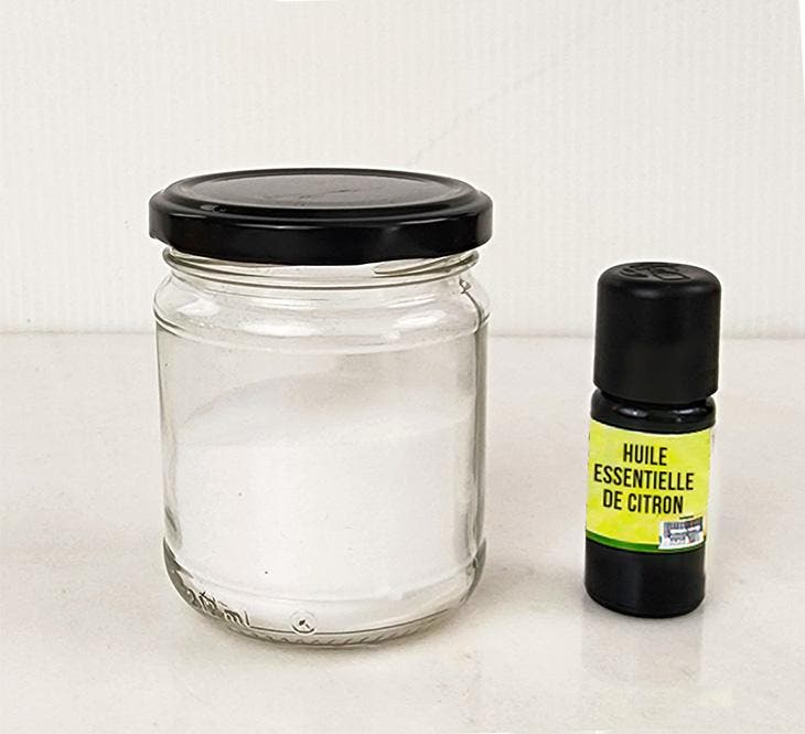 Huile essentielle et bicarbonate