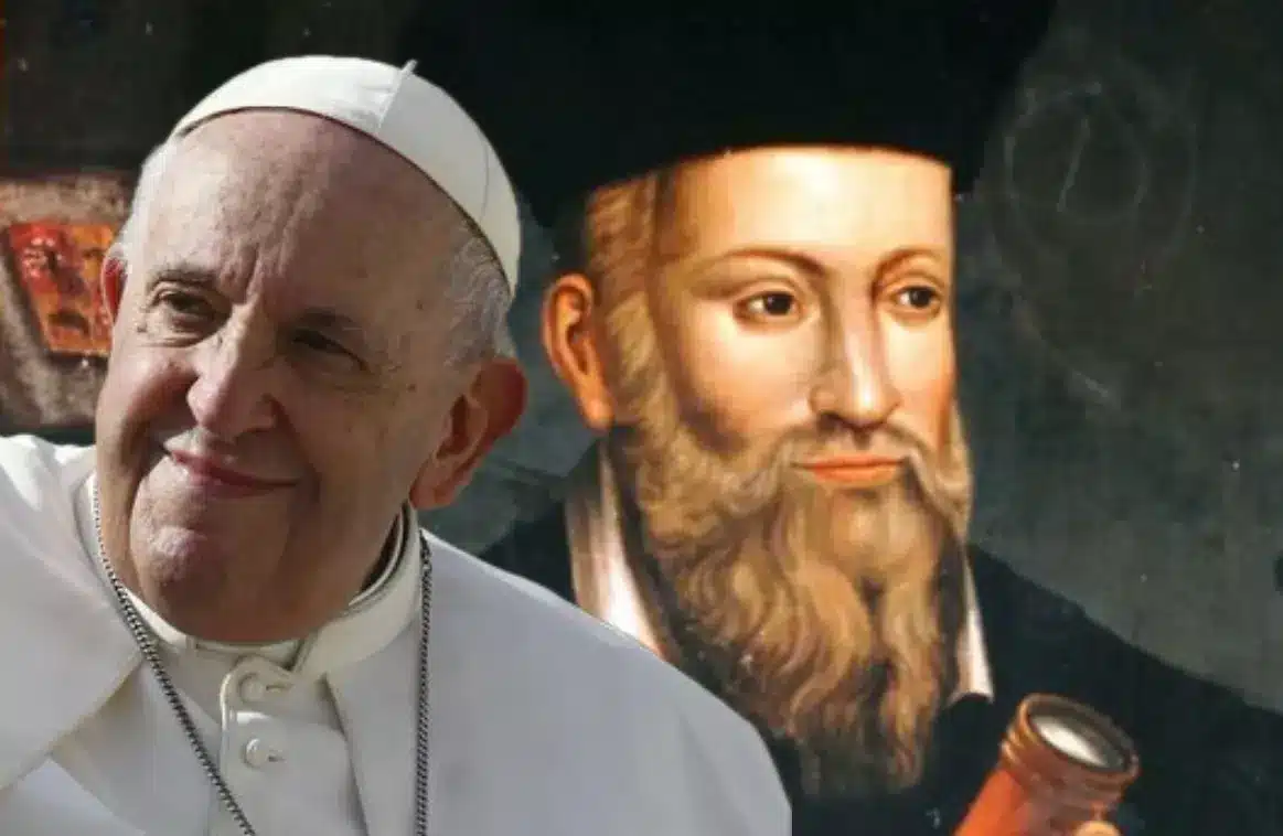 Page des prophéties de Nostradamus