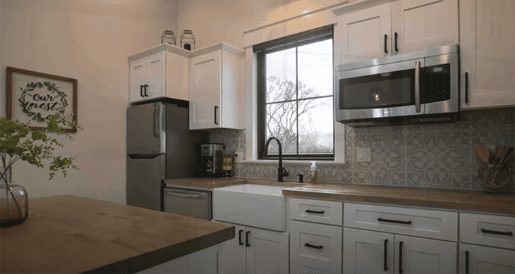 La cuisine de cette maison