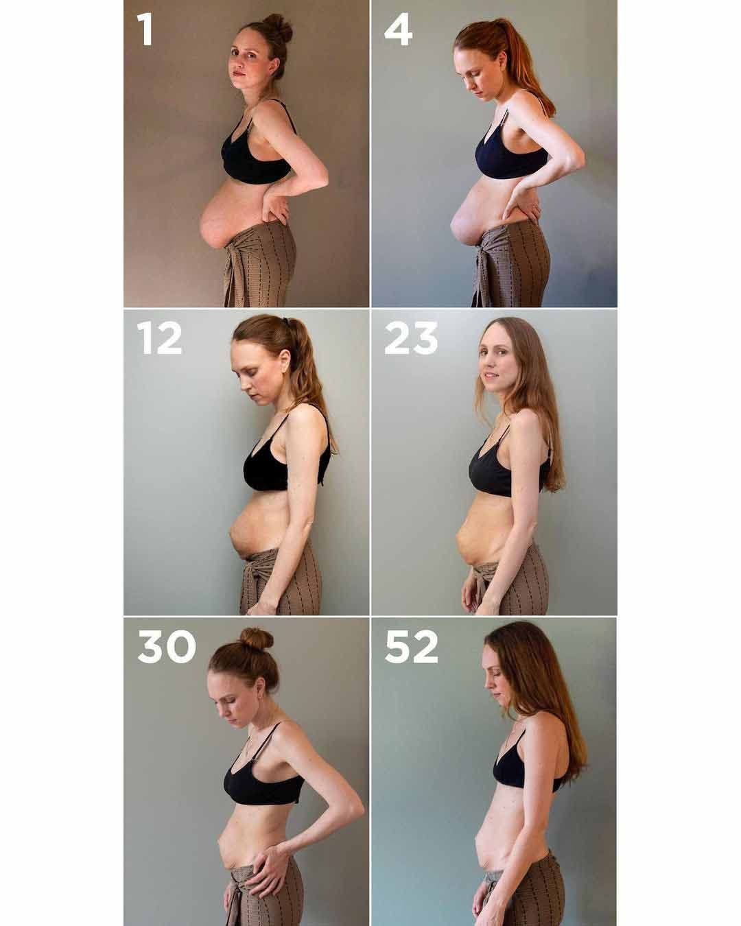 L’évolution du corps post-partum de Maria