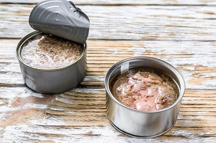 L’huile de thon en conserve. source : spm