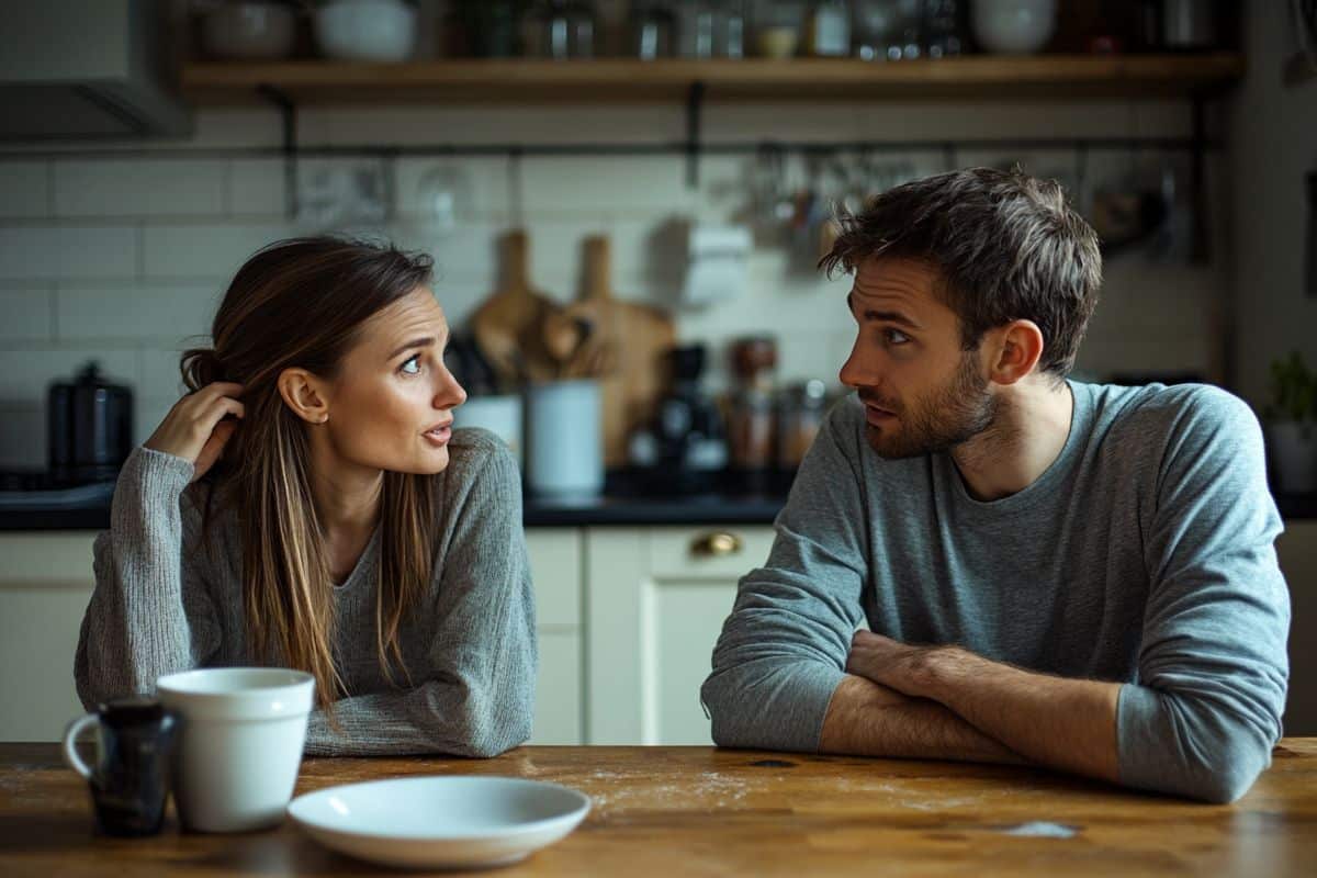 Femme surprise par une proposition financière