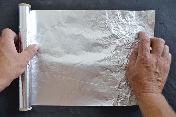 Papier d’aluminium pour cuisiner