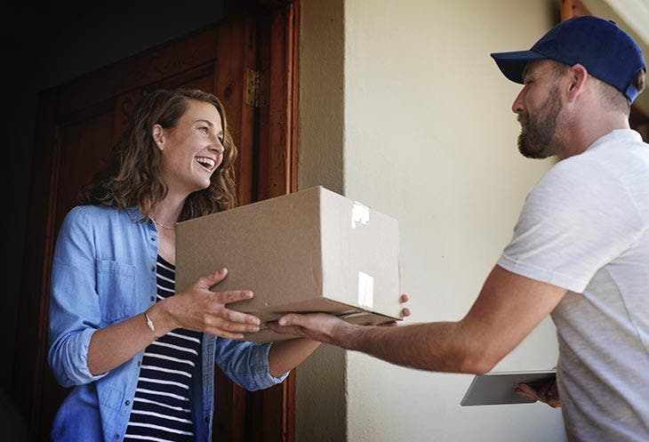 Réception d’un colis. source : spm