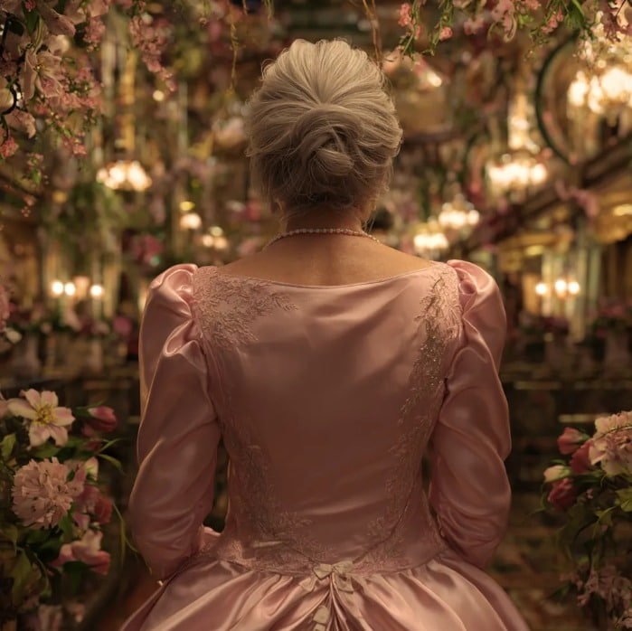 Question ouverte pos&eacute;e &agrave; la lectrice, sur un fond doux et inspirant