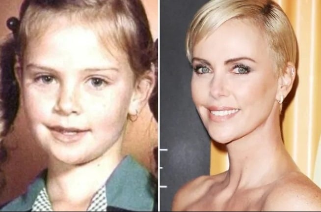 Portrait d'enfance de Charlize Theron