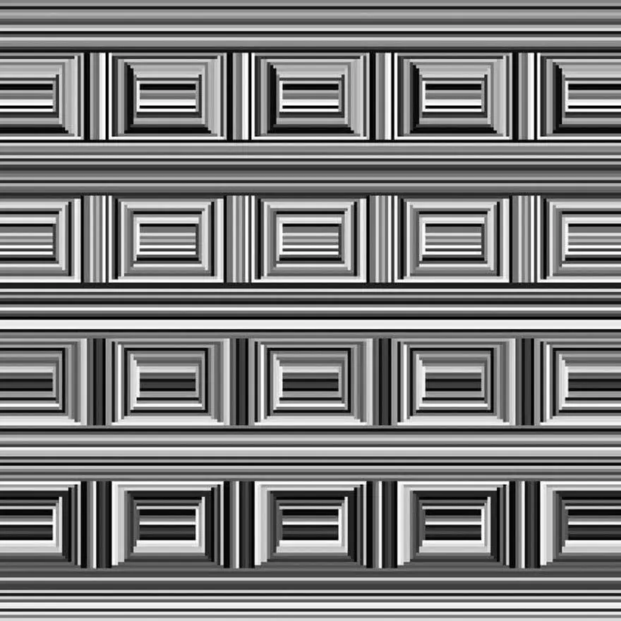 Seules les personnes avec une très bonne vue peuvent voir les cercles sur cette image