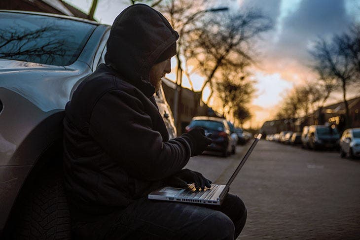 Tentative de vol de voiture à distance. source : spm