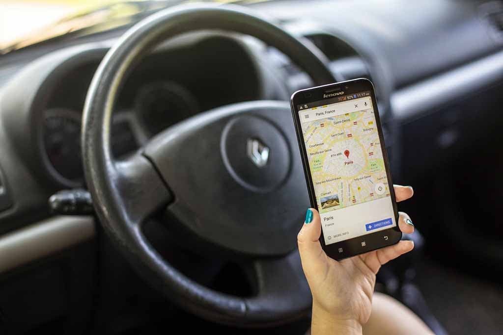 Une carte de Paris sur Google Maps