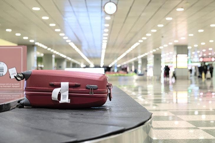 Valise à l'aéroport