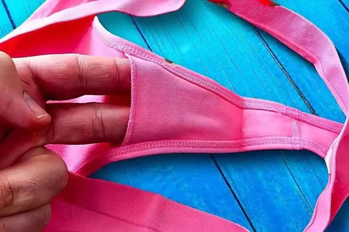 Comparaison visuelle entre culottes avec et sans gousset