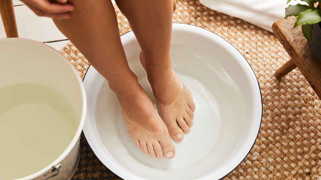 Bain de pieds relaxant