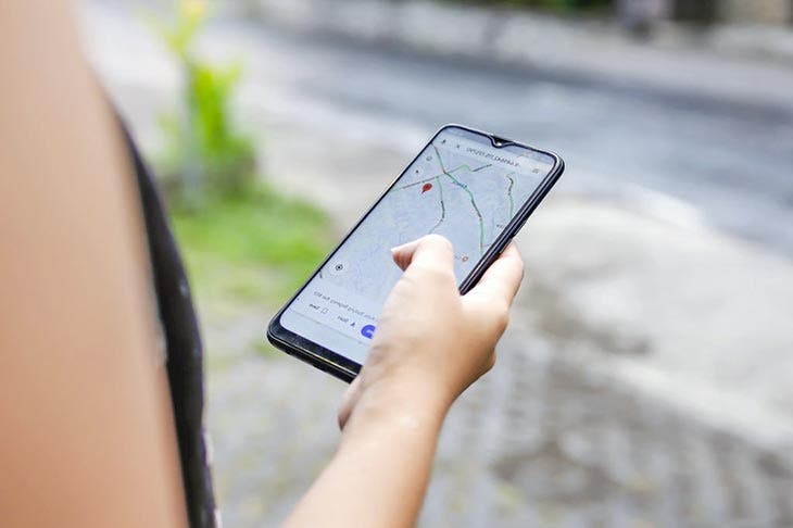 Zoom sur google maps. source : spm